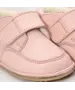 Ghete barefoot copii, din piele naturala cu scai, captuseala textila si talpa din cauciuc, roz deschis, LUY- RO-17-5-23-Luy-
