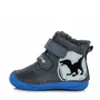 Ghete Barefoot, piele naturala, captusite, bleumarin, dinozaur, D.D.Step - W070-327-20-D.D. Step