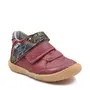 Pantofi din piele naturala, talpa flexibila, rosu bordeaux, Deborah- Ari-002-26-Ariana Baby Shoes