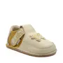 Pantofi barefoot, primii pasi, piele naturala, talpa flexibila, crem, fluturas, Lexi- Ari-005-17-Ariana Baby Shoes
