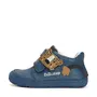 Pantofi din piele naturala, baieti, barefoot, albastru, tigru, D.D.Step- S073-41369-25-D.D. Step
