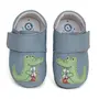 Pantofi primii pasi, interior,  piele naturala, albastru, crocodil, D.D.Step- K1596-41603-22/23-D.D. Step