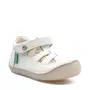 Sandale Sushy, piele naturala, talpa flexibila, alb, Kickers- 611084-10-3-25-Kickers