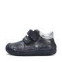 Pantofi copii, piele naturala, barefoot, bleumarin sidef, inimioare, D.D.Step- S070-42189-25-D.D. Step