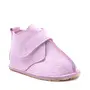 Ghete Barefoot, primii pasi, captuseala textila, talpa felxibila, roz lila - RO-112-14-24-By Pebebe