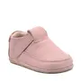 Pantofi din piele moale cu talpa flexibila, captuseala, roz- RO-15-12-24-By Pebebe