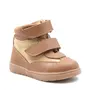 Ghete copii, piele naturala, talpa felxibila, maro, Tea - RO-117-2-25-By Pebebe