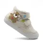 Pantofi din piele naturala pentru copii, talpa flexibila, bej, ursulet maro, D.D. Step- S066-51917-25-D.D. Step