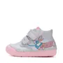 Pantofi fete, piele naturala, primii pasi, roz perlat, argintiu, D.D. Step- S066-51160B-25-D.D. Step