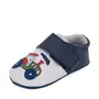 Pantofi primii pasi, interior, piele naturala, alb bleumarin, tractor, D.D. Step- K1596-51916-22/23-D.D. Step