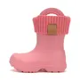 Cizme de ploaie pentru fete, roz, din cauciuc cu interior textil detașabil, brant termic – D.D.Step - I106-52697-30/31-D.D. Step