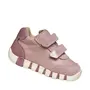 Pantofi Geox fete, piele naturala,  brant antibacterian, Geox Respira, Iupidoo, roz prafuit- B5658C-08522-C8056-26-GEOX