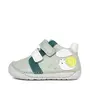 Pantofi Barefoot D.D. Step baieti, piele naturala, primii pasi, verde menta, design cu melc- S070-61995B-25-D.D. Step