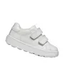 Pantofi Geox copii, piele naturala, brant antibacterian, MiniCub, alb- B656TA-08554-C1000-27-GEOX