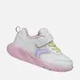 Pantofi sport Geox fete, material textil, talpa flexibila, Sprintye, alb- B454TD-01454-C0406-27-GEOX