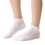 Șosete albe până la gleznă pentru fete, cu model, STEVEN - Sosete