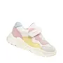 Pantofi Geox fete, piele naturala,  brant antibacterian, Geox Respira, Ciufciuf, alb, roz- B455QB-0FU22-C1138-27-GEOX